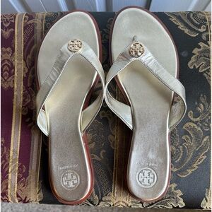 Tory Burch Metallic Sandal